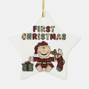 Baby Boy First Christmas Ornament