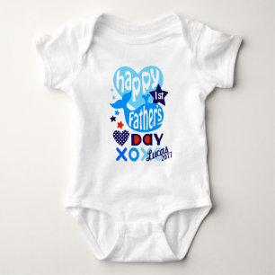 Baby Boy First Vathers Day Whale Shirt