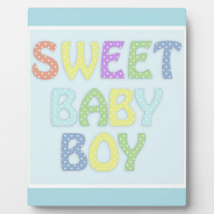 Baby Boy Fotoplatte