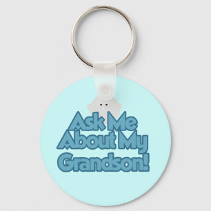 Baby Boy Fragte über meine Grandson Tshirts und Ge Schlüsselanhänger