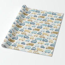 Baby Boy Geschenkverpackung Autos & Lastwagen | Bl