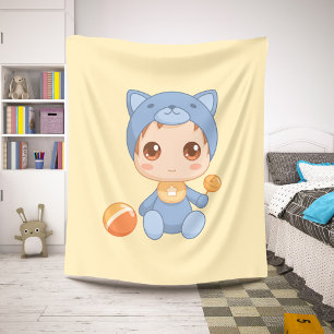 Baby Boy Girl Cat Jumpsuit Yellow Sherpadecke