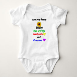 Baby Boy Girl Gift - Mama Vater Baby Strampler