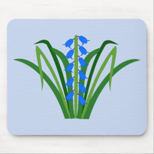 Baby Boy Glockenblumen Blumen Frühling Mousepad