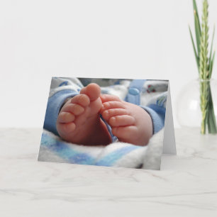 Baby Boy Grußkarte Karte