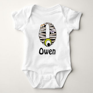 Baby Boy HALLOWEEN Mummy Bodysuit Monogram O Strampler
