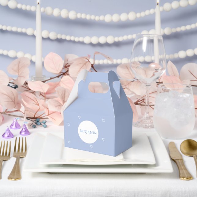 Baby Boy Hebrew Namensfeier Jüdisch Geschenkschachtel (Hochzeit)