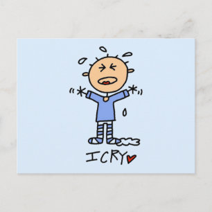 Baby Boy I Cry T-Shirts und Geschenke Postkarte