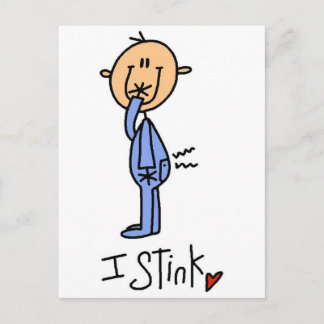 Baby Boy I Stink Tshirts und Geschenke Postkarte