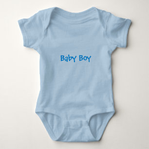 Baby Boy in Blue Strampler