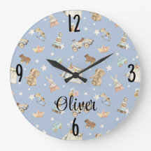 Baby Boy Kinderzimmer Watercolor Vintag Toys 10,75