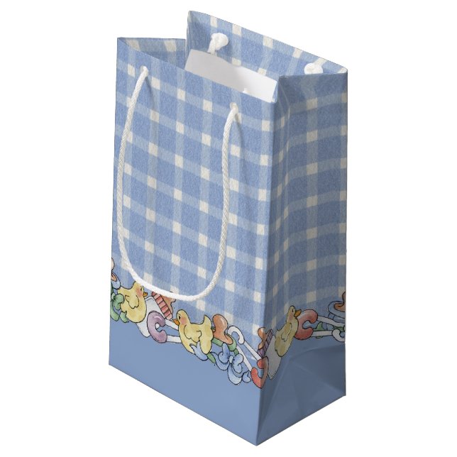 Baby Boy Kleine Geschenktüte (Rückseite Schrägansicht)