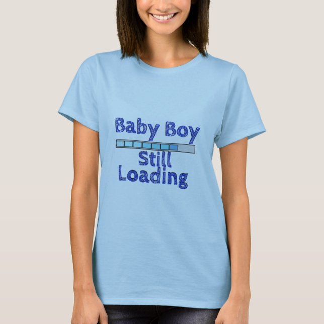 Baby Boy Ladung - Siebter Monat T-Shirt (Vorderseite)