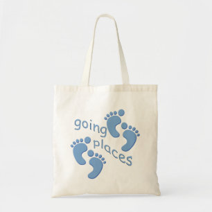 Baby Boy Little Feet Platzierung Footprints Bag Tragetasche