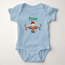 Baby Boy Longhorn Steer Baby Bodysuit Strampler