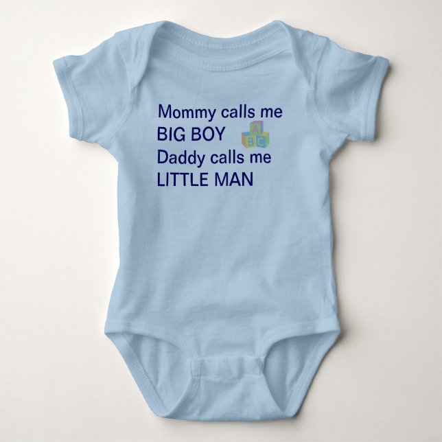 Baby Boy Man Shirt (Vorderseite)