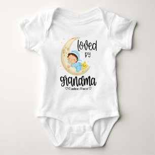 Baby Boy on Moon - Love by Oma Strampler