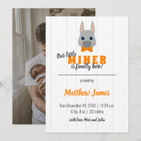 Baby Boy Orange Donkey Vertical Baby