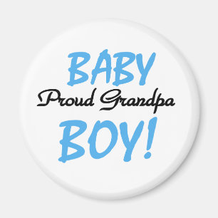 Baby Boy Proud Grandpa Magnet