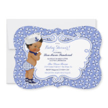 Baby Boy Sailor Nautical Theme Blue & White