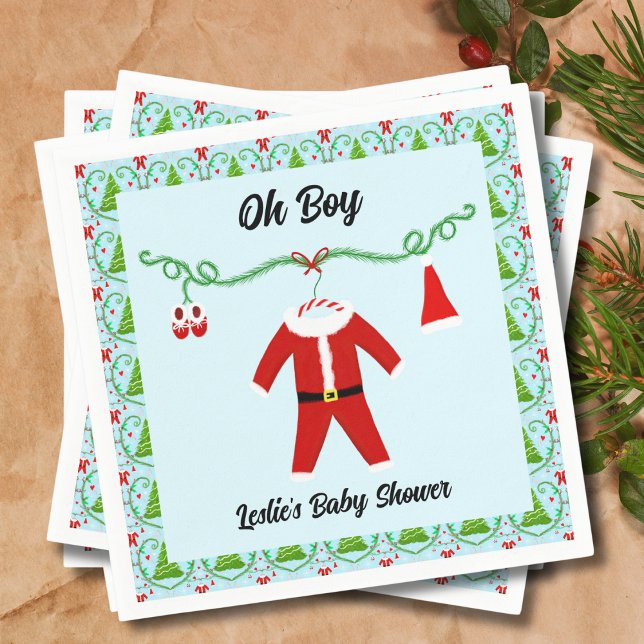 Baby Boy Santa Outfit Babydusche Serviette (Von Creator hochgeladen)