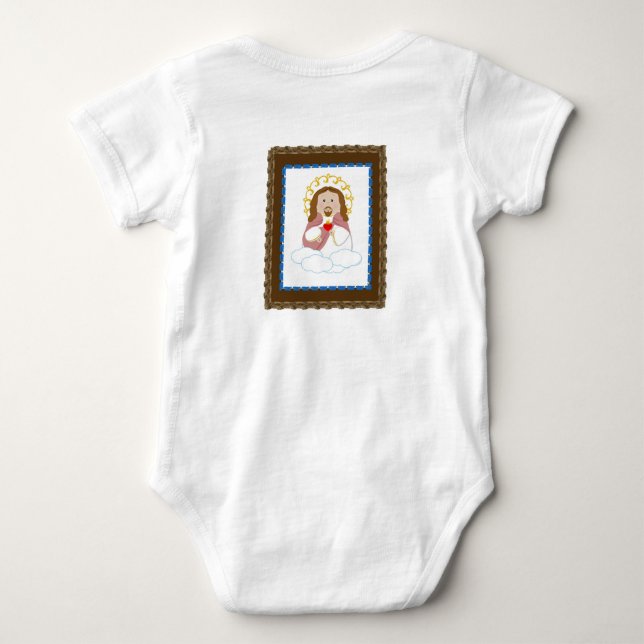 Baby Boy Scapular Strampler (Rückseite)