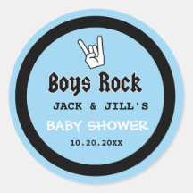 BABY BOY SHOWER CONCERT TICKET EINLADUNG