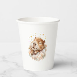 Baby Boy Shower Cup • Capybara Design Pappbecher