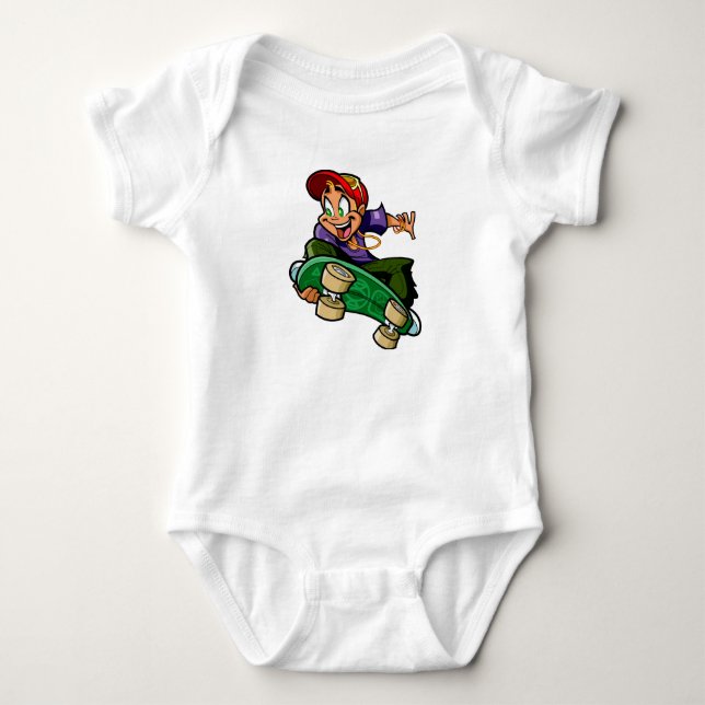Baby Boy t-shart Strampler (Vorderseite)