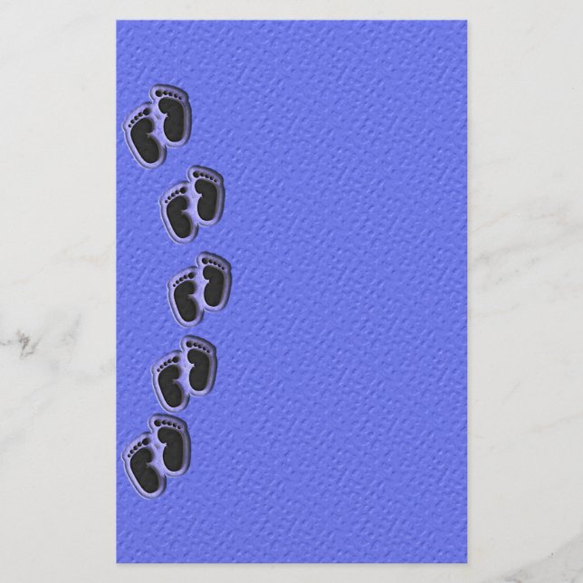 Baby Boy Toes Stationery Briefpapier (Vorderseite)