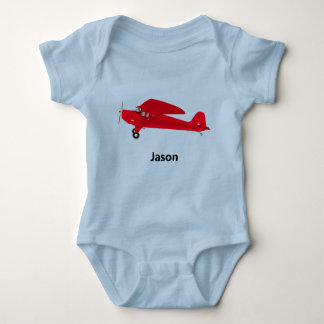 Baby Boy Vintag Airplane Bodyssuiten mit 1 Stück Baby Strampler