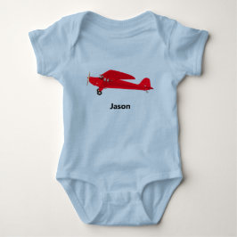 Baby Boy Vintag Airplane Bodyssuiten mit 1 Stück Strampler