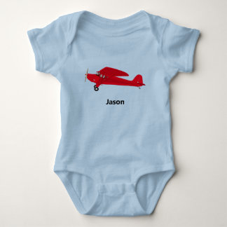 Baby Boy Vintage-Flugzeug Bodysuits Einteiler