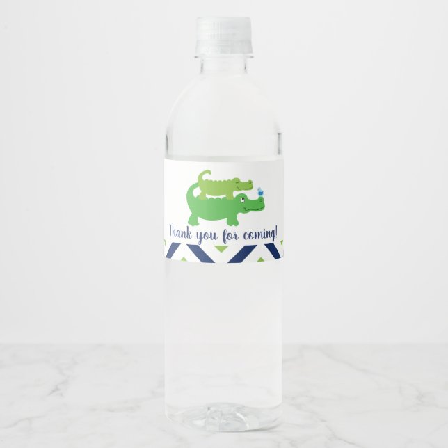 Baby Boy Wasser Flasche Etikett (Vorderseite)