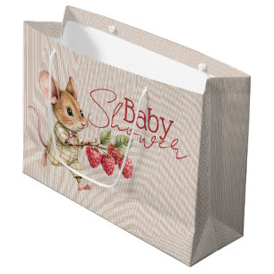 Baby Boy Woodland-Tier-Shower Große Geschenktüte