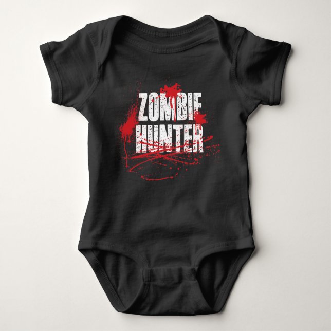 Baby Boys Zombie Hunter Romper Playsuit Baby Strampler (Vorderseite)