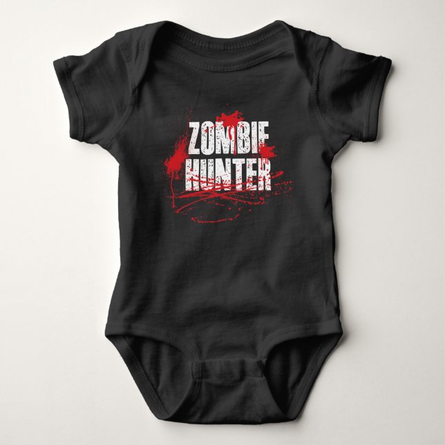 Baby Boys Zombie Hunter Romper Playsuit Strampler (Vorderseite)