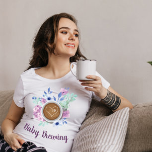 Baby braut Baby Dusche Mama um zu sein T-Shirt