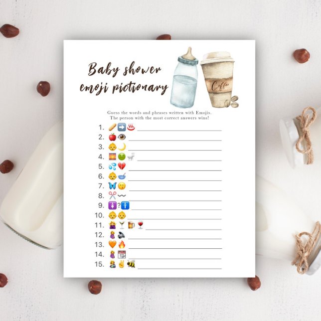 Baby braut Babydusche Emoji Bilderspiel (Von Creator hochgeladen)