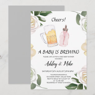 Baby Braut Beers & Cheers Coed Baby Dusche I Einladung