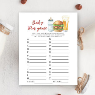 Baby braut Bier Baby Dusche Baby Item Game