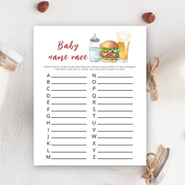 Baby braut Bier - Baby Name Race (Von Creator hochgeladen)