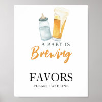 Baby braut Bier Favors