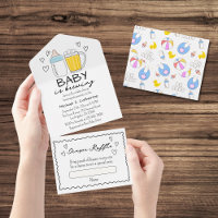 Baby Braut Bierglas Baby Dusche