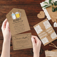 Baby Braut Bierglas Baby Dusche