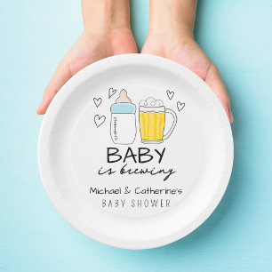 Baby Braut Bierglas Baby Dusche Pappteller