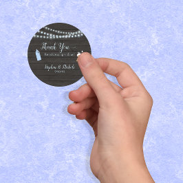 Baby Braut Blue Baby Dusche Vielen Dank Runder Aufkleber