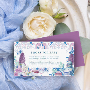 Baby braut Blumentee Party Babydusche Begleitkarte