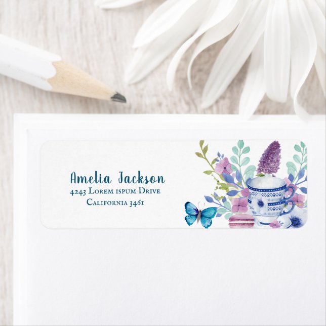 Baby braut Blütendusche Rücksendeadresse (Insitu)