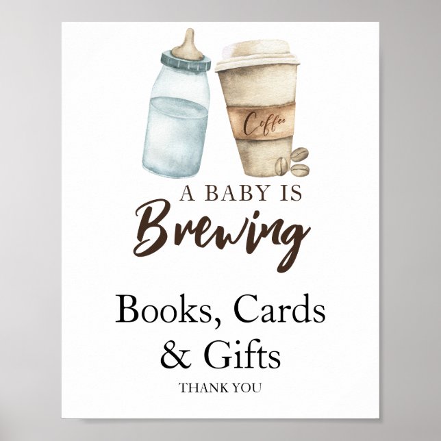 Baby braut Coffee Books Cards & Gifts Poster (Vorne)